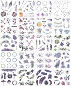 img 4 attached to Allydrew Scrapbooking Stickers Lavender Celebration