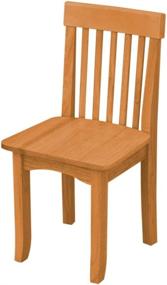 img 1 attached to Premium Wooden Children's Chair and Desk Combo - KidKraft Avalon Classic Back Chair, Honey Finish - Perfect Gift for Ages 5-10