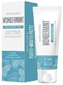 img 4 attached to 🦷 Schmidt's Wondermint Toothpaste - 4.70 oz x 2 Pack