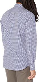 img 3 attached to Goodthreads Slim Fit Long Sleeve Stretch Poplin Men's Shirt Collection: Stylish Form-Fitting Attire