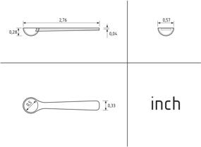 img 2 attached to 🥄 10-Pack of Static-Free Plastic Measuring Spoons - 250mg White Smidgen Micro Scoops - 0.5ml PP Lab Mini Spoons for Precise Powder Measurement or Baking - Ideal for Milligram Small Measures