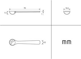 img 1 attached to 🥄 10-Pack of Static-Free Plastic Measuring Spoons - 250mg White Smidgen Micro Scoops - 0.5ml PP Lab Mini Spoons for Precise Powder Measurement or Baking - Ideal for Milligram Small Measures