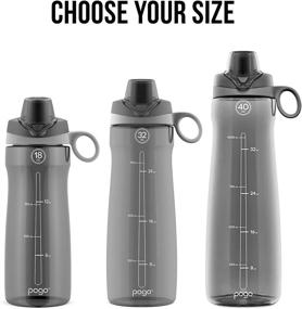 img 2 attached to 🚰 BPA-Free Pogo Plastic Water Bottle with Convenient Chug Lid - Hydrate with Ease!