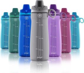 img 3 attached to 🚰 BPA-Free Pogo Plastic Water Bottle with Convenient Chug Lid - Hydrate with Ease!