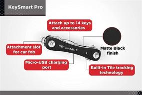 img 1 attached to 🔑 Streamline Your Essentials: KeySmart Pro Bluetooth Men's Accessories for Compact Technology on-the-go