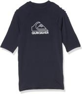 👕 swimwear: boys' short sleeve youth rashguard by quiksilver logo