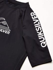 img 1 attached to 👕 Swimwear: Boys' Short Sleeve Youth Rashguard by QUIKSILVER