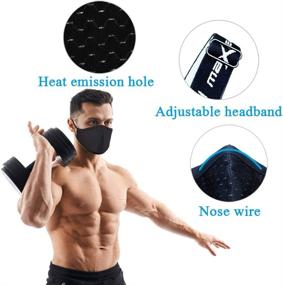 img 3 attached to Gomust Sports Face Mask: Breathable Gym Workout Mask for Men and Women – Adjustable Strap, Reusable, and Comfortable