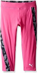 img 2 attached to 💪 Powerful Performance: PUMA Girls' Active Legging Capri for Dynamic Movement