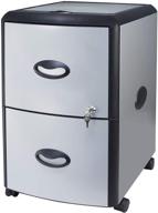 🗄️ black storex 61352a01c file cabinet, 19 x 15 x 25 inches logo