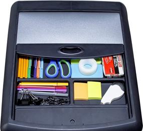 img 2 attached to 🗄️ Black Storex 61352A01C File Cabinet, 19 x 15 x 25 inches