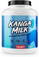 🏋️ staunch kanga milk french vanilla mass gainer: boost your muscle growth! logo