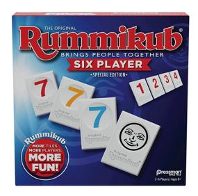 img 4 attached to Experience the Ultimate Rummikub Fun with the Pressman 108648 6 Player Game