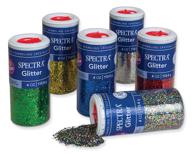 ✨ pacon spectra glitter sparkling crystals: vibrant assorted colors – 6-pack (4-ounce, 91370) logo