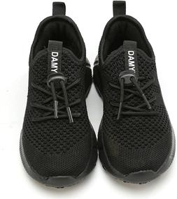 img 1 attached to 👟 Damyuan Sneakers: Comfortable Breathable Girls' Shoes for Active Athletics