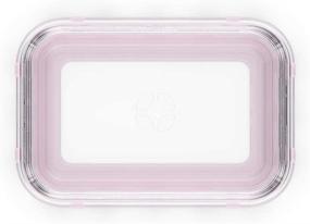 img 2 attached to 🍱 DuraGlass Glass Food Storage Containers: Meal Prep with Silicone Sleeve, Airtight Lid, 1.75 Cup Capacity, Cashmere Pink