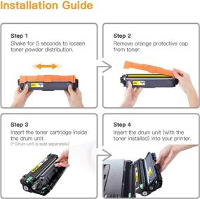 img 2 attached to 🟨 E-Z Ink (TM) Yellow Compatible Toner Cartridge Replacement for Brother MFC-9130CW HL-3170CDW HL-3140CW HL-3180CDW MFC-9330CDW MFC-9340CDW HL-3180CDW DCP-9020CDN - 1 Pack