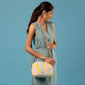 img 3 attached to Stylish and Sustainable: EcoRight Organic Canvas 👜 Crossbody Bags - Water-Resistant Mini Purse for Women