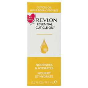 img 4 attached to 💅 Масло для кутикулы Revlon Essential, питательный уход за ногтями с витамином E, 0,5 унции