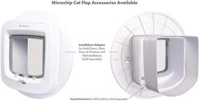 img 2 attached to 🐱 Enhanced PetSafe Microchip Cat Door Tunnel Extension for Easy Installation on Thick Walls and Doors