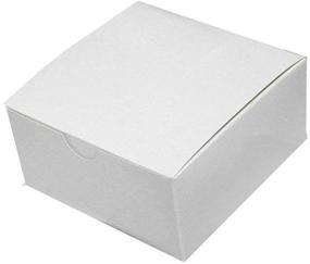 img 1 attached to White Gloss Gift Boxes 4In