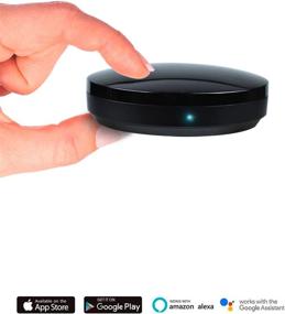 img 3 attached to 📱 Foyu WiFi Smart IR Remote Voice Control for AC, TV, Fan, STB - Works with Alexa and Google Assistant - Remote Control via App - Compatible with Apple and Android - Black