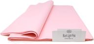 🎀 light pink blush tissue paper - 96 sheets - 15"x20" - gift wrapping, pom poms, gift bags, paper flowers, party decorations - colors of rainbow logo