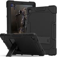 📱 armor shockproof rugged drop protection case for samsung galaxy tab a7 10.4 2020 - ccmao (black) logo