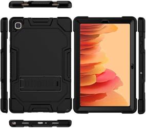 img 3 attached to 📱 Armor Shockproof Rugged Drop Protection Case for Samsung Galaxy Tab A7 10.4 2020 - CCMAO (Black)