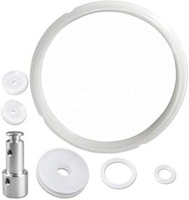 img 4 attached to 🔧 Essential Replacement Set for 5 or 6 Quart Pressure Cookers - Silicone Sealing Gaskets Float Valve Sealer Kit for Popular Models XL, YBD60-100, PPC780, PPC770 and PPC790