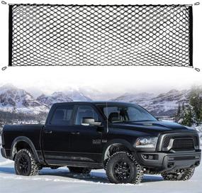 img 4 attached to 🚚 Durable and Reliable etopmia Truck Bed Cargo Net Organizer for Dodge Ram 1500 (2009-2018)