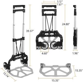 img 3 attached to Gimify Lightweight Portable Telescoping Aluminum