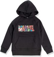 top-quality amazon essentials boys' disney star wars marvel fleece pullover sweatshirt hoodies logo