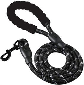 img 4 attached to 🐶 GonHui 5 FT Reflective Dog Leash - Durable Training Leash with Comfortable Padding for Medium and Large Dogs