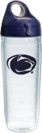 🏈 tervis made in usa double walled penn state university nittany lions insulated tumbler cup - keeps drinks cold & hot, 24oz water bottle, primary logo logo