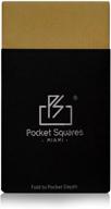 👔 presidential white men's accessories: pocket squares miami logo