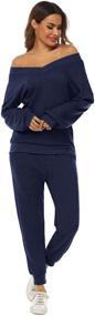 img 2 attached to LYHNMW Womens Pajama Sweatsuits Tracksuits Sports & Fitness