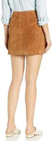 img 3 attached to 👗 [BLANKNYC] Fashionable Real Suede Mini Skirt: The Perfect Blend of Elegance and Versatility!