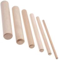 🔧 beadsmith 6-piece wooden mandrel set: efficient wire forming with storage case logo