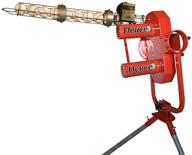 🔥 heater sports deuce 75 mph two wheel baseball pitching machine - perfect for kids, teens, adults, teams - ideal for pitching machine baseballs & real baseballs - includes convenient automatic ballfeeder logo