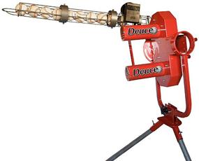 img 4 attached to 🔥 Heater Sports Deuce 75 MPH Two Wheel Baseball Pitching Machine - Perfect for Kids, Teens, Adults, Teams - Ideal for Pitching Machine Baseballs & Real Baseballs - Includes Convenient Automatic Ballfeeder