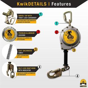 img 1 attached to 🔒 KwikSafety Charlotte Retracting Construction Protection PPE for Occupational Health & Safety