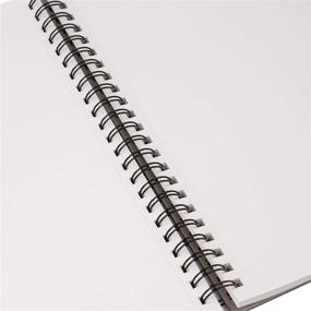 img 2 attached to 📝 White Drawing Sketch Pad, 9"x12", 100 Sheets, 67 lb. / 100 gsm, Amazon Basics
