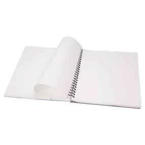 img 3 attached to 📝 White Drawing Sketch Pad, 9"x12", 100 Sheets, 67 lb. / 100 gsm, Amazon Basics