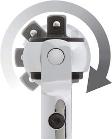 img 1 attached to 🔧 TEKTON Swivel Head Quick-Release Ratchet, 3/8 Inch Drive x 9 Inch (Model 1491)