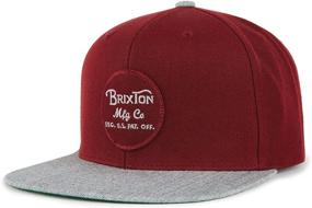 img 1 attached to 🧢 Brixton Men's Wheeler Snapback Hat