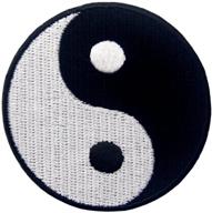 chinese taoism symbol embroidered badge logo