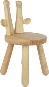 img 4 attached to 🪑 Naturally Finished Hardwood Preschool Kindergarten Furniture: Ideal Kids' Furniture Solution