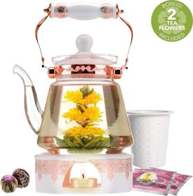 img 2 attached to 🌸 Teabloom Buckingham Palace Flowering Teapot