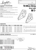 💡 lithonia lighting mns8 1 17 120 re t8 mini-strip light, 2-feet, ideal for residential applications логотип